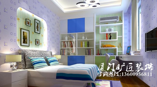 厦门海峡现代城装修案例效果图1122