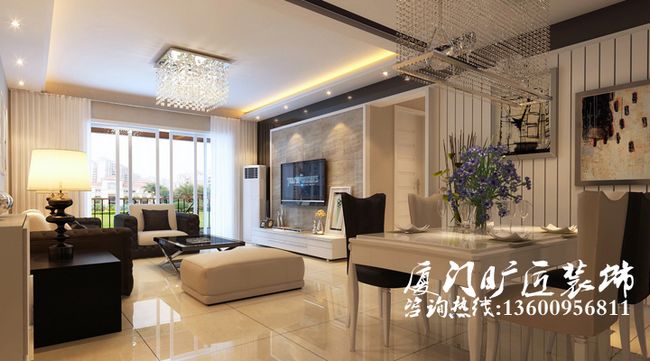 厦门凤凰花城装修案例效果图118