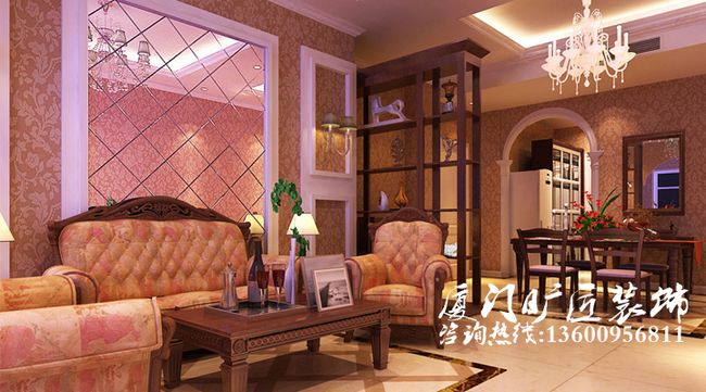厦门阳光海岸装修案例效果图123