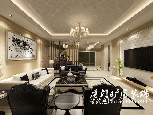 厦门蓝湾尚都装修案例