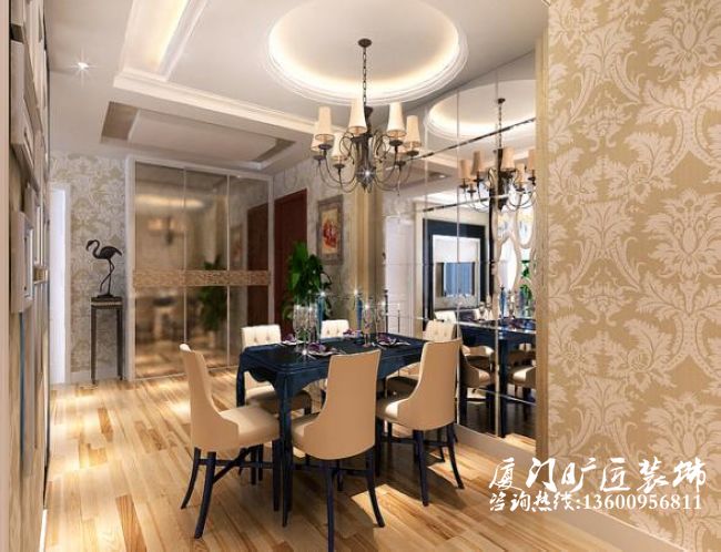 厦门禹洲中央海岸装修案例效果图626​