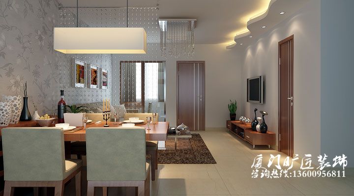厦门大唐世家八期装修案例效果图910