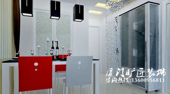 厦门海景明珠装修案例效果图1123