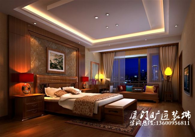 厦门海峡现代城装修装饰案例效果图-厦门旷匠装饰